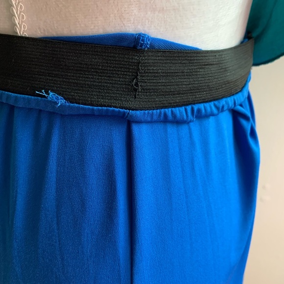 Stradivarius Royal Blue Maxi Skirt size Medium /large - Picture 5 of 8
